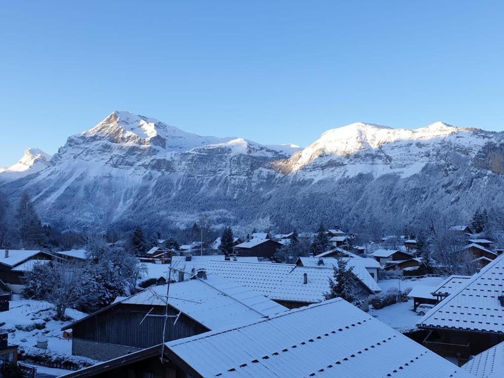Studio Moderne De 18M2 Aux Carroz D'Araches Les Carroz d'Araches Exteriör bild